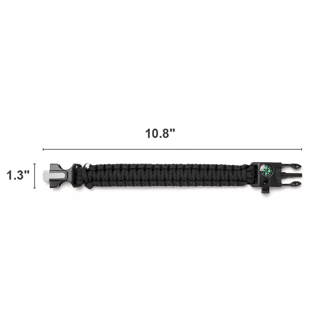 WildFibre Survival Paracord Bracelet – 5 Tools in One