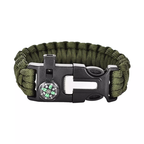 WildFibre Survival Paracord Bracelet – 5 Tools in One